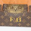 Louis Vuitton Zephyr 60 suitcase in brown monogram canvas and natural leather - Detail D3 thumbnail
