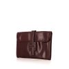 Hermes Jige pouch in red H box leather - 00pp thumbnail