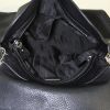 Salvatore Ferragamo Sofia shoulder bag in black grained leather - Detail D3 thumbnail