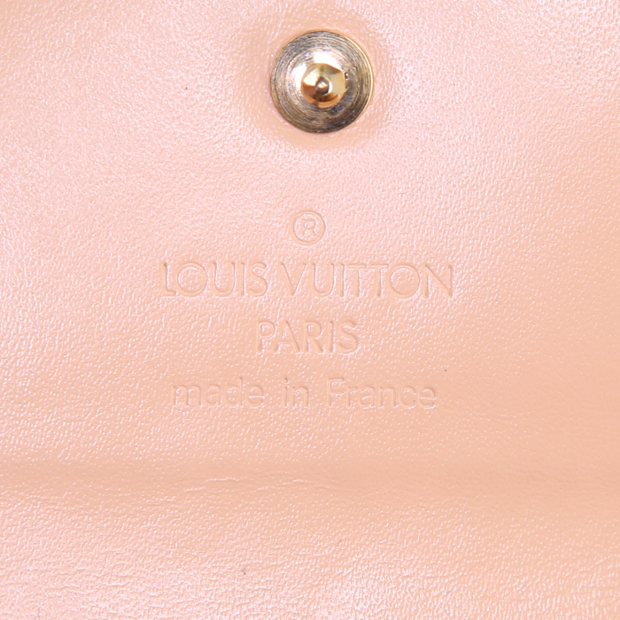 Louis Vuitton wallet in multicolor canvas and natural leather - Detail D3