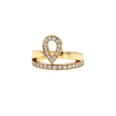 Bague Chaumet Joséphine en or jaune et diamants