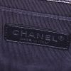 Chanel Boy shoulder bag in black quilted grained leather - Detail D4 thumbnail
