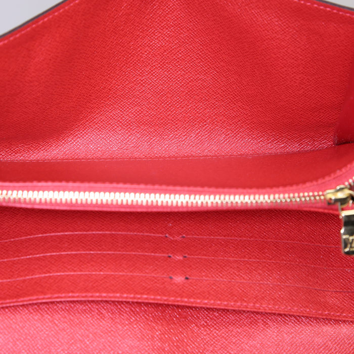 Portefeuille Louis Vuitton Sarah en toile monogram marron - Detail D2