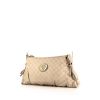 Gucci pouch in beige monogram leather - 00pp thumbnail