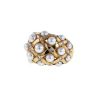 Dome-shaped Chanel Baroque medium model ring in yellow gold,  pearls and diamonds - 00pp thumbnail