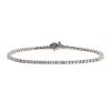 Articulated Vintage bracelet in 14k white gold and diamonds - 00pp thumbnail