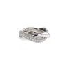 Poiray Tresse ring in white gold and diamonds - 00pp thumbnail