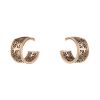 Poiray Fille Cabochon earrings in pink gold - 00pp thumbnail
