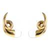 Lalaounis earrings for non pierced ears in yellow gold and rock crystal - 00pp thumbnail