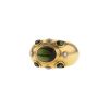 Vintage 1980's ring in yellow gold,  tourmaline and diamonds - 00pp thumbnail