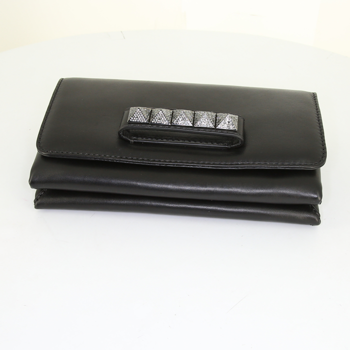 Bolso bandolera Valentino Garavani  Vavavoom en cuero negro - Detail D5