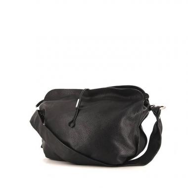 Sac porté épaule ou main Celine Bittersweet en cuir noir