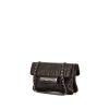 Chanel Choco bar handbag in black quilted leather - 00pp thumbnail