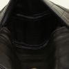 Bolso de mano Chanel Choco bar en cuero acolchado negro - Detail D4 thumbnail
