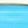 Bottega Veneta wallet in turquoise intrecciato leather - Detail D3 thumbnail