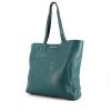 Miu Miu shopping bag in pigeon blue leather - 00pp thumbnail