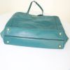 Miu Miu shopping bag in pigeon blue leather - Detail D4 thumbnail