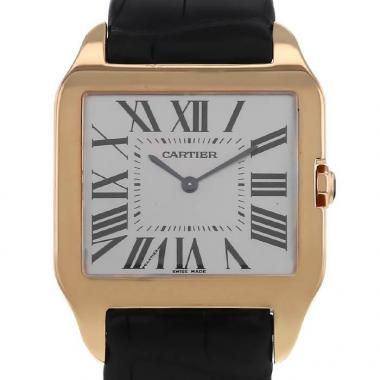 Montre Cartier Santos-Dumont en or rose Ref :  2650 Vers  2010