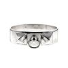 Hermes Médor small model cuff bracelet in silver - 00pp thumbnail