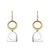 Fred Success pendants earrings in yellow gold and white gold - 00pp thumbnail