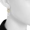 Fred Success pendants earrings in yellow gold and white gold - Detail D1 thumbnail