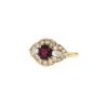 Van Cleef & Arpels 1990's ring in yellow gold and diamonds and in ruby - 00pp thumbnail