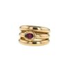 Chaumet 1990's ring in yellow gold and ruby - 00pp thumbnail