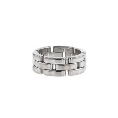 Cartier Maillon Panthère ring in white gold