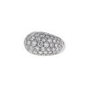 Vintage 1990's boule ring in platinium and diamonds - 00pp thumbnail