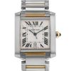 Cartier Tank Française  large model watch in stainless steel and gold Circa  2000 - 00pp thumbnail