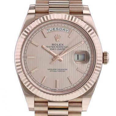 Rolex Day-Date II watch in pink gold Ref:  228235 Circa  2017