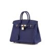 Hermes Birkin 25 cm handbag in Bleu Saphir Swift leather - 00pp thumbnail