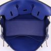 Hermes Birkin 25 cm handbag in Bleu Saphir Swift leather - Detail D2 thumbnail
