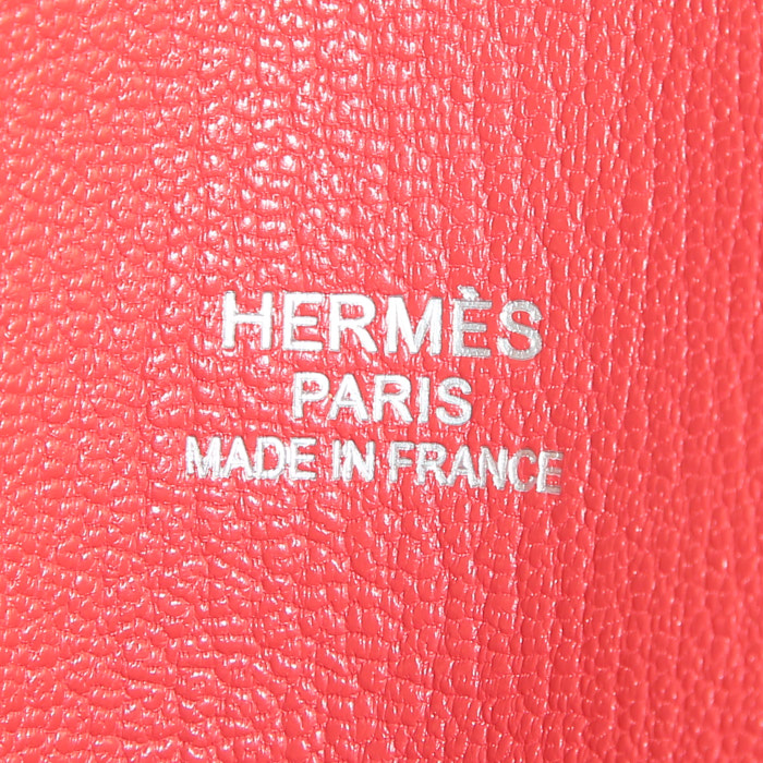 Hermes Jypsiere 31 cm shoulder bag in Bougainvillea togo leather - Detail D3