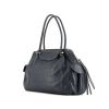 Renaud Pellegrino bag worn on the shoulder or carried in the hand in blue leather - 00pp thumbnail