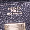 Sac à main Hermes Birkin 40 cm en cuir Fjord noir - Detail D3 thumbnail
