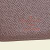 Portafogli Louis Vuitton Accordeon in tela a scacchi ebana - Detail D5 thumbnail