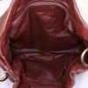 Sac porté épaule Dior en cuir marron - Detail D2 thumbnail