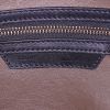 Sac à main Celine Luggage moyen modèle en daim bleu et marron et cuir noir - Detail D3 thumbnail