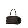 Givenchy shoulder bag in black rabbit furr and black leather - 00pp thumbnail