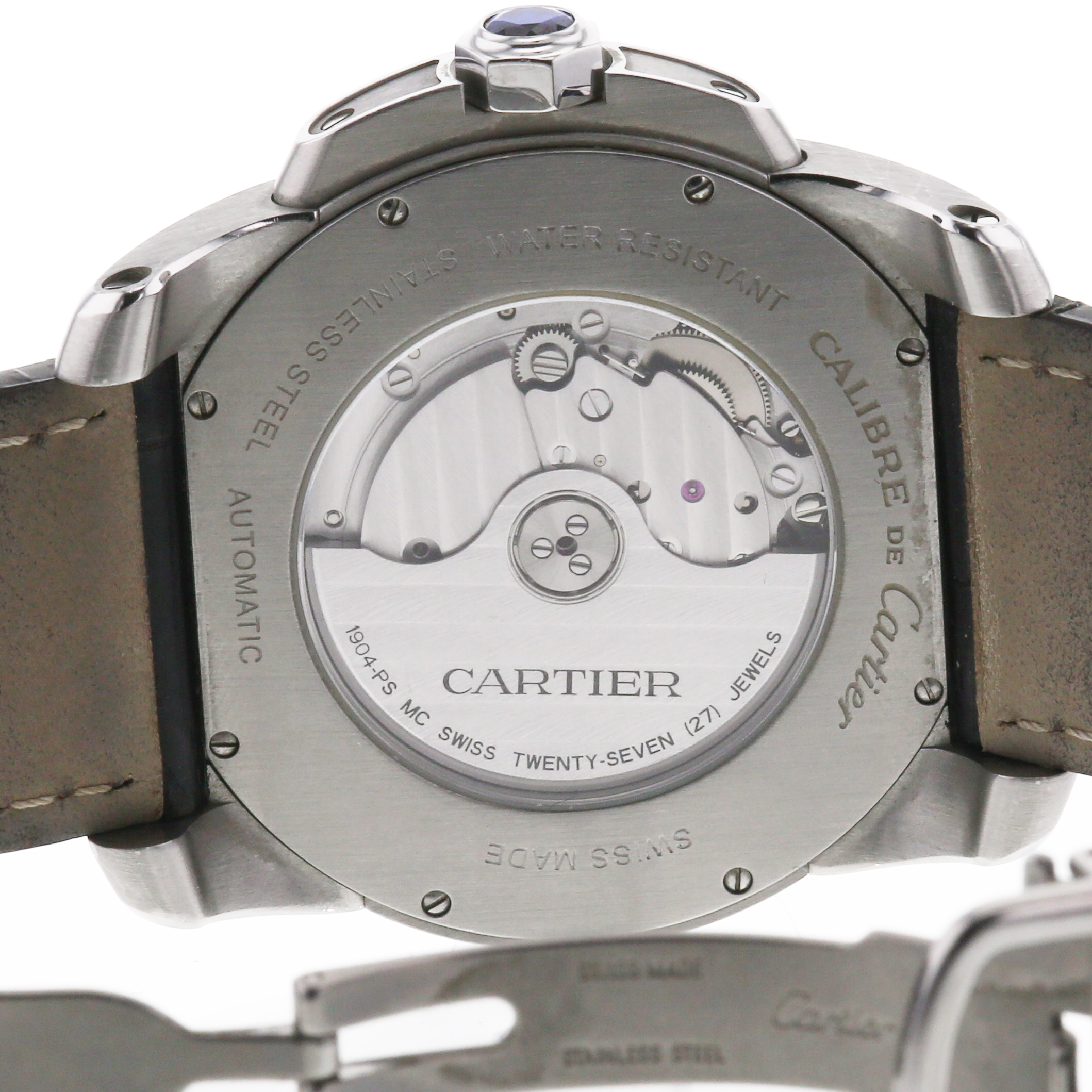 Reloj Cartier Calibre De Cartier de acero Ref :  3389 Circa  2010