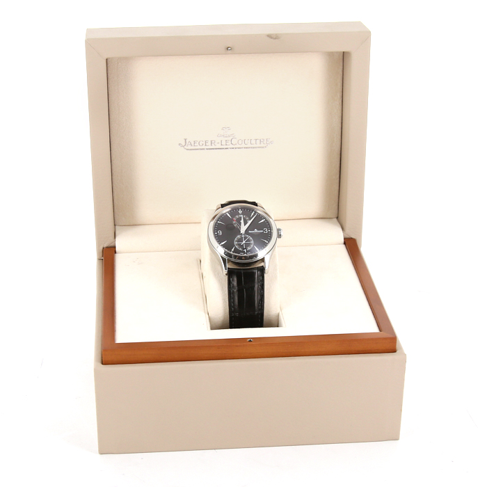 Reloj Jaeger-LeCoultre Master Control  Hometime Aston Martin de acero Ref :  174805S Circa  2000 - Detail D3