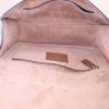 Valentino Garavani Rockstud shoulder bag in brown grained leather - Detail D3 thumbnail