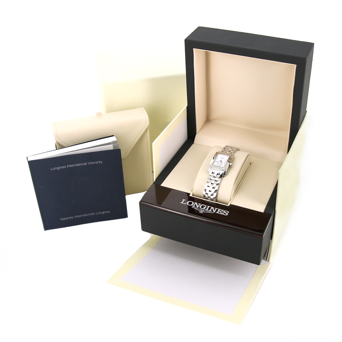 Reloj Longines Elegance-Dolcevita de acero Ref :  L5155 Circa  2009