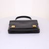 Hermès Piano handbag in black box leather - Detail D4 thumbnail