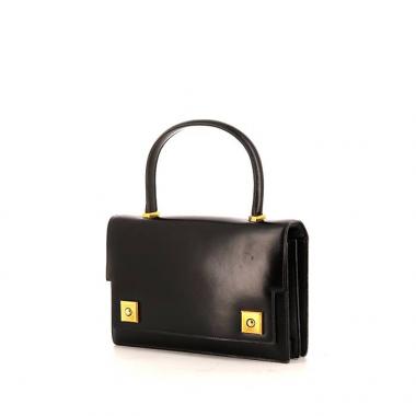 Borsa Hermès Piano in pelle box nera