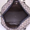 Bolso de mano Goyard en lona Monogram negra y cuero negro - Detail D2 thumbnail