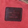 Bolsito de mano Louis Vuitton Geronimosx en lona a cuadros revestida y cuero marrón - Detail D3 thumbnail