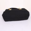 Dior Lady Dior medium model handbag in black canvas - Detail D4 thumbnail