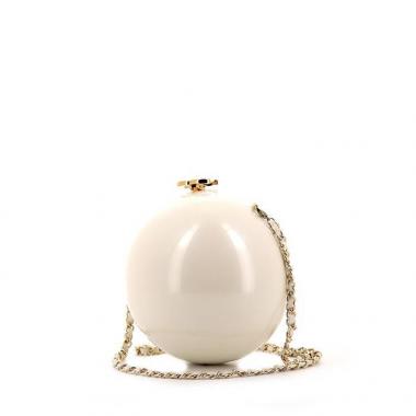Chanel Editions Limitées clutch in white plexiglas